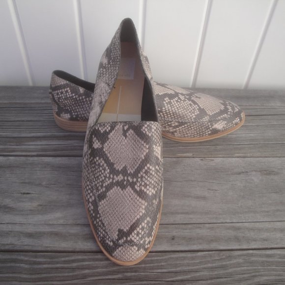 Dolce Vita Loafers Snake Skin Print "Stella" Pamala Shoes Size 9.5 - Picture 2 of 8
